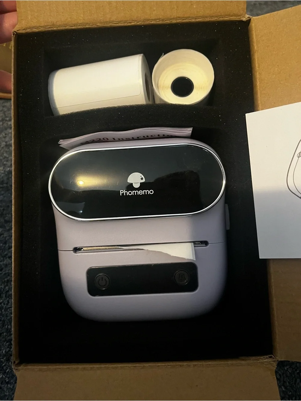 Phomemo M220 Series Multifunctional Portable Label Printer - White